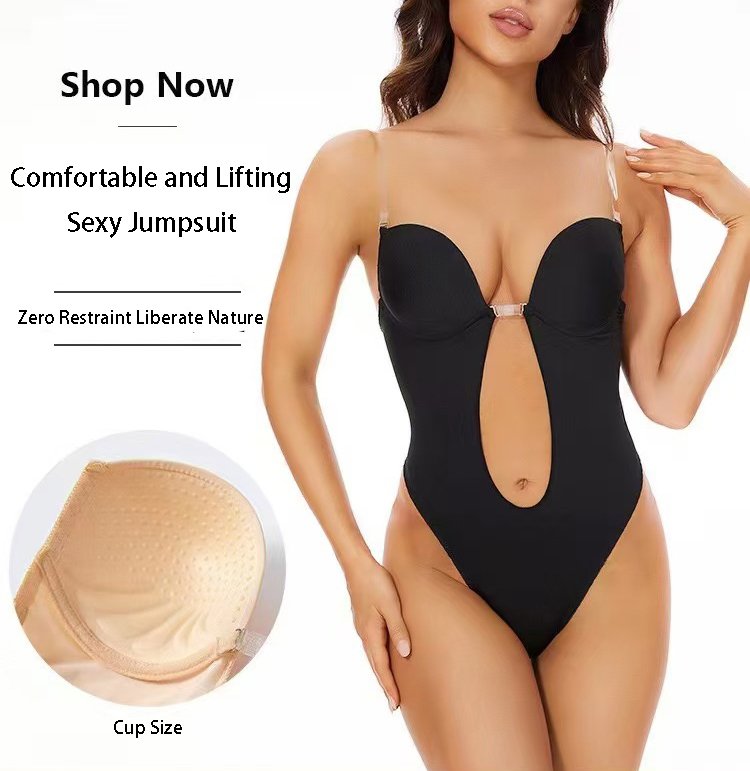 Minimizer Bra Women - Soutien-gorge gainant sans dos à adhérence
